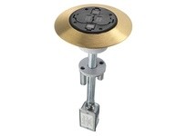 Hubbell Wiring PT2X2BRS3 FRPT 2X2 COMP UNIT BK/BRS | YarinInd