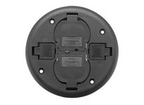 Hubbell Wiring PT2X2CBL FRPT 2X2 REP CVR BK