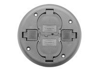 Hubbell Wiring PT2X2CGY FRPT 2X2 REP CVR GY | YarinInd