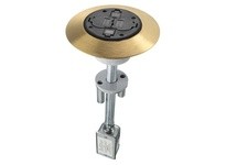 Hubbell Wiring PT2X2IGBRS3 FRPT 2X2 COMP IG UNIT BK/BRS