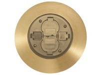 Hubbell Wiring PT2X2SFBRS FRPT 2X2 SERV FTG BRS