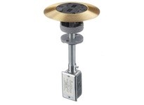 Hubbell Wiring PT7FSDBRS3A FLUSH FRPT W/20A DUP/TELE/DATA BRS