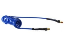 Coilhose PU14-15A-B Flexcoil 1/4" ID x 15' 1/4" MPT Rigid x Swivel Dark Blue