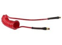 Coilhose PU14-15B-R Flexcoil 1/4" ID x 15' 1/4" MPT Swivel Red