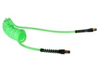 Coilhose PU14-30B-G Flexcoil 1/4" ID x 30' 1/4" MPT Swivel Neon Green