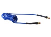 Coilhose PU38-15B-B Flexcoil 3/8" ID x 15' 3/8" MPT Swivel Dark Blue
