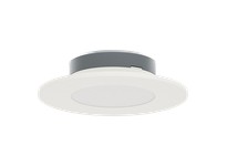 RAB PUCKFA-4R-7.5-9CCT-120-WS FLUSH MOUNT DOWNLIGHTS 650 LUMENS PUCK FIELD ADJUSTABLE 4 INCH ROUND 90CRI 3000/3500/4000/5000K 12