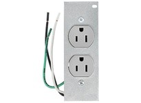 Hubbell Wiring PWFB10MPCR15GRY CR15GRYP2 W/ PLATE | YarinInd