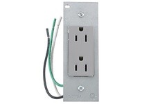 Hubbell Wiring PWFB10MPDR15GRY DR15GRYP2 W/ PLATE 10G STRANDED