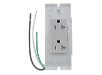 Hubbell Wiring PWFBMPDR20GRYTR DR20GRYTRP2 W/ PLATE 2/4/6G STRANDED