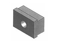 Te-Co PWS-6900-25 Vise Key - 11/16 x 13/16, 0.157" Base Thickness, 0.984" Key Length, 0.813" Machine Slot Width, Steel Material,