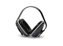 Pyramex PYPM2010 Black Polymer Gray Earmuff NRR 22dB | Durable Hearing Protection