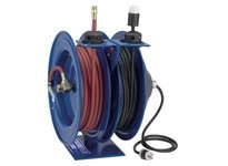 Coxreels Q-CP-1156 MTO C-L350-5012-A-W WITH LOCKING PLUG/RECPT & QD FITTING - PVC AIR HOSE