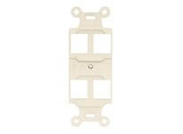 Hubbell Wiring Q106LA STYLELINE DUPLEX OUTLET FRAME 4 P LA