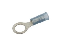 NSI R16-6N 16-14 AWG NYLON INSULATED RING #6 STUD