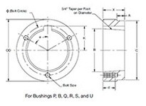 US Tsubaki R1W R1 Weld on Hub | High-Quality Industrial Supplies