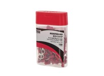 NSI Industries R22-10V-P MT-MINITERMS 22-18 AWG VINYL INSULATED RING TERMINAL #10 STUD 100 PC. PRO PACK