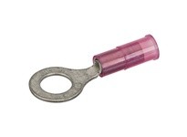 NSI R22-14N 22-18 AWG Nylon Insulated Ring 1/4 Stud | High-Quality Electrical Connector