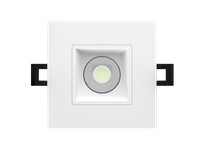 RAB R3S-15B 3" RECESSED 15W 1000LM 90 CRI 5CCT TRIAC 120V SQUARE WHITE BAFFLE