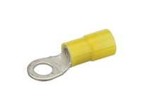 NSI R4-38N 4 AWG NYLON INSULATED RING 3/8 STUD