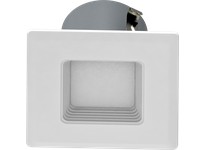 RAB R4S7927120WB DL RES 4" Square 7W 600LM E26 92CRI 2700K 120V Baffle