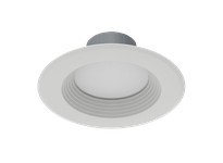 RAB R6R149FA120WB DL RES 6" ROUND 14W 1200LM E26 92CRI 5CCT 120V BAFFLE