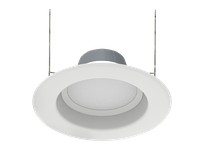 RAB R6R8950120WS RETROFIT DOWNLIGHTS 738 LUMENS RETROFIT DOWNLIGHT 8W 6 INCHES ROUND 90CRI 5000K 120V WHITE SMOOTH