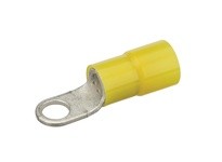 NSI R8-14N 8 AWG NYLON INSULATED RING 1/4 STUD