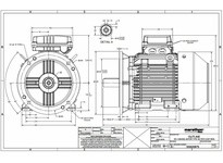 Marathon R829 TCA5P53AE231GAA009 7.50 Hp 3 Phase 1200 RPM 230/460V 132M Frame TEFC General Purpose Low Voltage IEC Motor