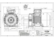 Marathon R934 15 Hp Low Voltage IEC Motor 3 phase 1800 RPM 230/460 V 160M Frame TEFC TCA0112AE251GAA009 General Purpose Motor