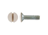 Hubbell Wiring RA12LAPK100 W-PLATE SCREW 1/2 LT ALMOND 100 Pack | Industrial Supplies