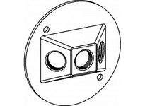 Orbit RC-3-W 4 ROUND W/P COVER 3 1/2 THREAD HOLES W