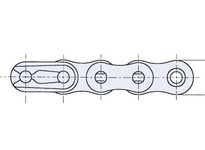 HKK RC060R4A 60-4 RIV 10FT CHAIN 3/4" pitch riveted (price per foot)