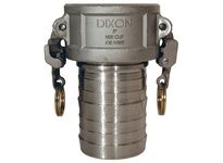 Dixon RC100EZCR EZ Boss-Lock Cam & Groove/Camlock Type C Coupler x Hose Shank