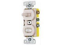 Hubbell Wiring RC109LA SWITCH/PILOT 15A 125V15A 120/277VACLA