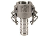 Dixon RC125BL Boss-Lock Cam & Groove Type C Coupler x Hose Shank