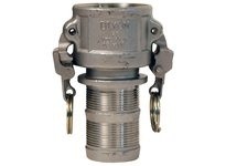 Dixon RC300EZPF EZ Boss-Lock Cam & Groove/Camlock Type C Coupler x Phono Finish Shank