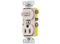 Hubbell Wiring RC308LATR COMBO 15A 3-W & 15A125V RCPT TR LA | Industrial Supplies