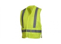 Pyramex RCA2510X2 Type R - Class 2 Hi-Vis Lime Safety Vest with Reflective Tape 2X LargeType R - Class 2 Hi-Vis Lime Safety Vest