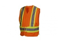 Pyramex RCA2720M Type R - Class 2 Hi-Vis Orange Safety Vest Medium | YarinInd