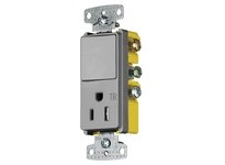 Hubbell Wiring RCD308GYTR COMBO DEC15A 3-W&15A125V | YarinInd