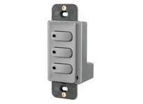 Hubbell Wiring RCS3GY LLRC SW 3 BTN W PILOT GY | YarinInd