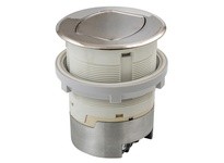 Hubbell Wiring RCT200NI 15A KIT KTCN CNTR RCPT SURF NICKEL