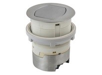 Hubbell Wiring RCT201ALU 15A KIT KTCN CNTR RCPT FLUSH ALUM