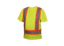 Pyramex RCTS2110X5 Type R - Class 2 Hi-Vis Lime T-Shirt 5X Large | Safety Gear