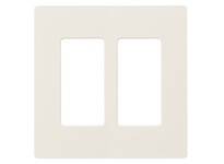 Hubbell Wiring RCW2LA WALLPLATE 2G DEC SNAP-ON LA