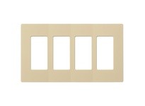 Hubbell Wiring RCW4I WALLPLATE 4G DEC SNAP-ON IV | YarinInd