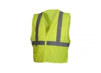 Pyramex RCZ2110X3 Type R - Class 2 Hi-Vis Lime Safety Vest with Reflective Tape 3X LargeType R - Class 2 Hi-Vis Lime Safety Vest
