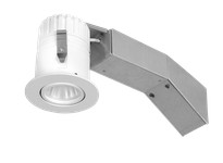 RAB RDLED2AR8-40Y-TW REMOD 2" RND ADJ 8W 3K 80 CRI LED TRIAC 40DEG 1/2" Trim White