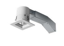 RAB RDLED2S8-40YYHC-TW REMOD 2" SQ 8W 27K Dim TRIAC 40DEG 1/4" 90CRI Trim White Ring
